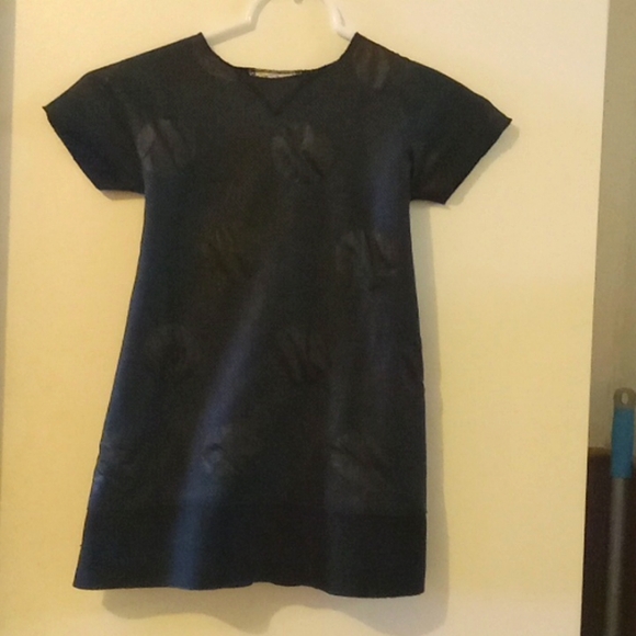 Frugoo black textured dress size 4 - Picture 2 of 6